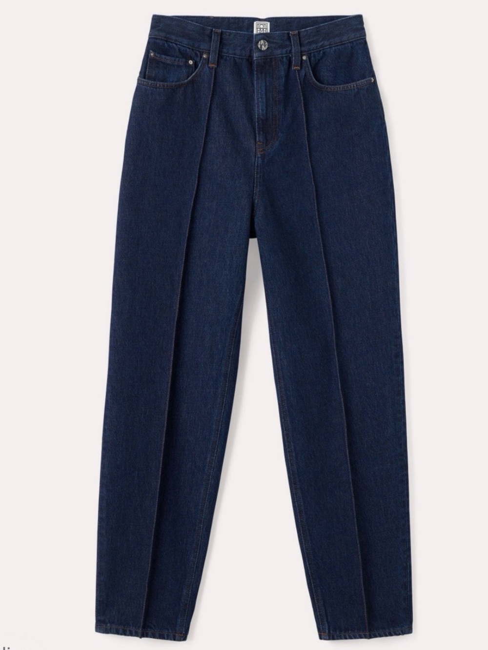 BNWT TOTEME Tapered leg denim dark indigo size 26 waist 13.5” - Picture 4 of 8